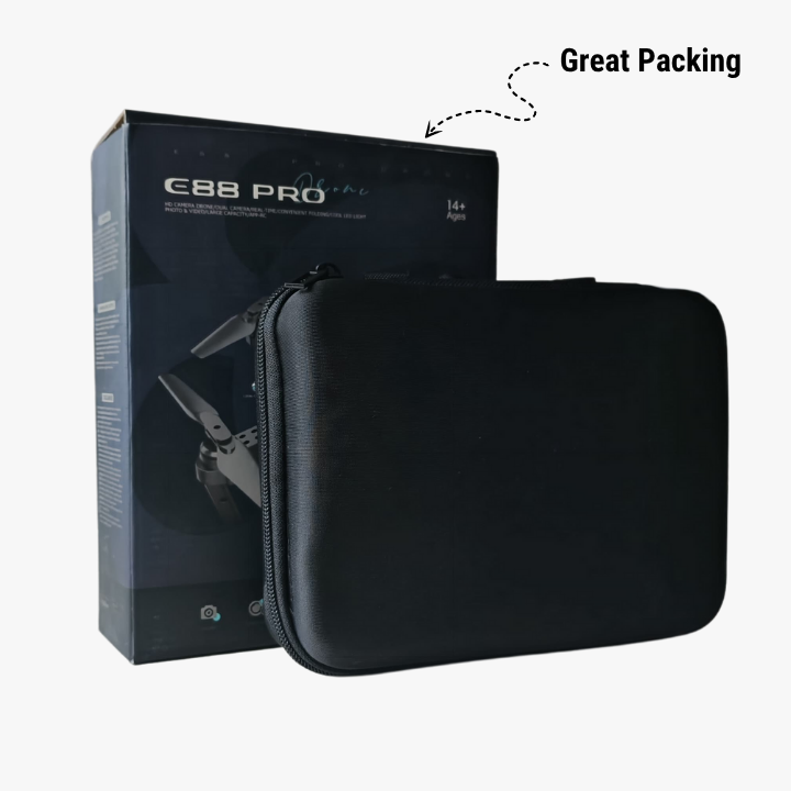 Dron E88 Pro — Camara 4K Plegable