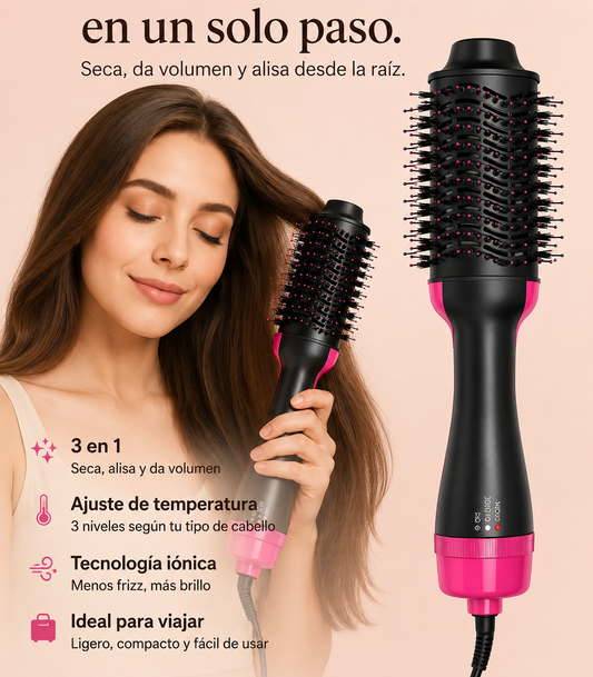 Cepillo Secador 3 en 1